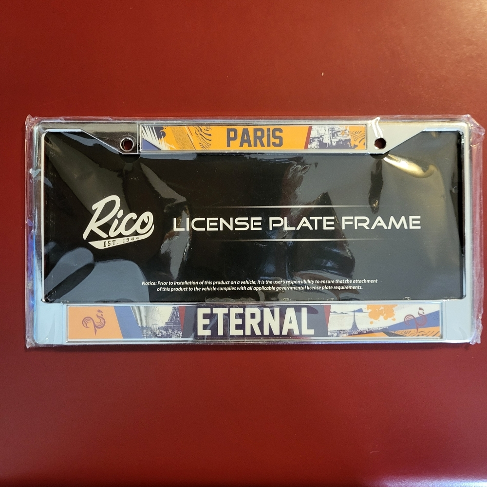 NEW Rico Paris Eternal License Plate Frame